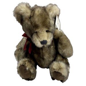 2003 Bombay Company "O Danny Bear" Faux Mink Teddy Bear Plush 14” Russ Berry